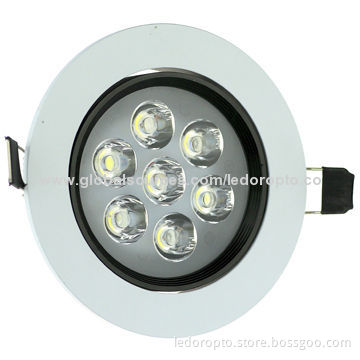 7W LED Spotlight with Aluminum Fins, E26/E27, Bridgelux/Epistar/Epileds Chip